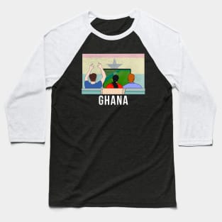 Ghana Fans Baseball T-Shirt